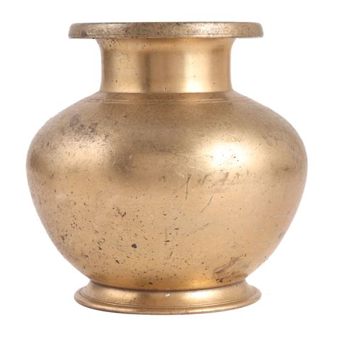 Daily Ritual Brass Round Water Pot