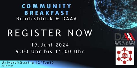 Community Breakfast - Bundesblock & DAAA, Universitätsring 12, Wien, 19 ...