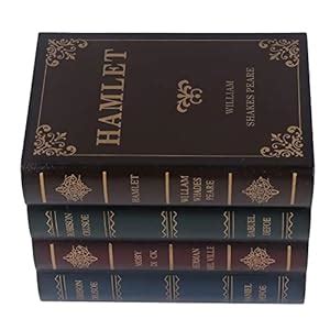 Buy Book Trinket Vintage Style Antique Book Decorations Storage Box ...