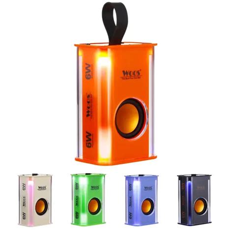 Woos WS-064 Portable Bluetooth Speaker | Music Sync LED Light – Dreamvazaar
