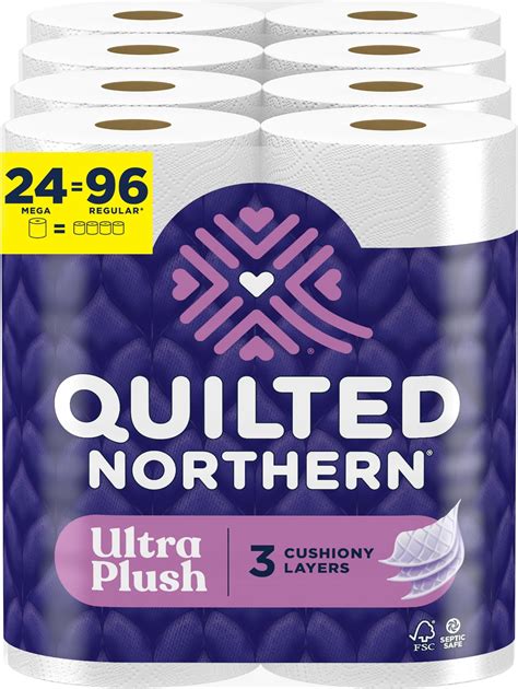 Amazon.com: Quilted Northern Ultra Soft & Strong Toilet Paper, 24 ...