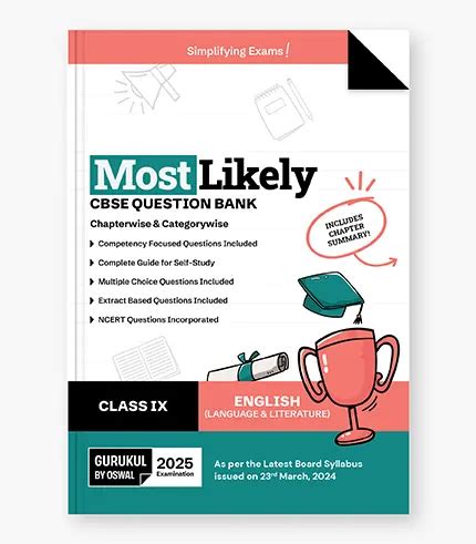 CBSE Class 9 English Question Bank For 2025 Exam - Oswal Publishers