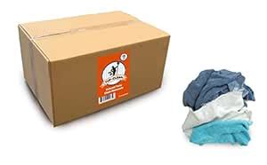 Tuf-Clean 99401 Terry Cloth Remnants/Rags, 100% Cotton, Assorted Colors ...