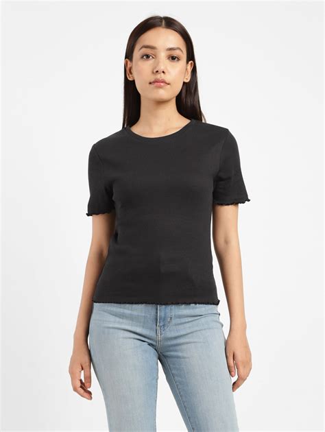 Women's Solid Regular Fit Top – Levis India Store