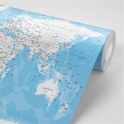 Wallpaper stylish world map | Dovido.com