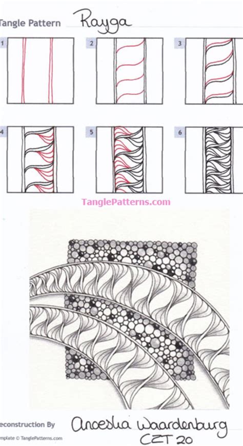 Tangle Patterns Step by Step 的图像结果