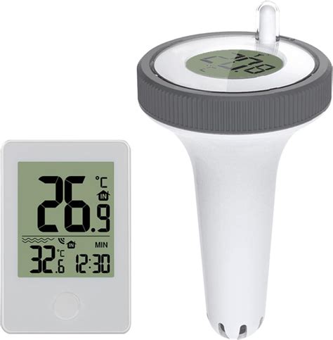 Pool Thermometer Wireless, Digital Swimming Pool Thermometer Floating ...