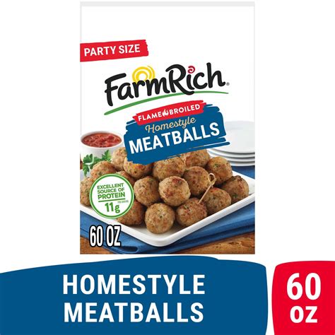 Farm Rich Homestyle Meatballs Ingredients at James Aviles blog