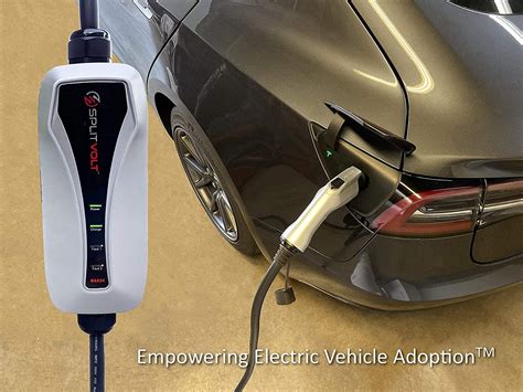 Splitvolt EVSE Level 2 Charger – Level 2 EV Charger NEMA 10-30 240V with 16 ft Cord, Fastest NEC ...