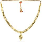 Malabar Gold & Diamonds BIS hallmarked (916) 22k Yellow Gold Semi-Long ...