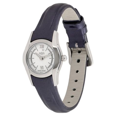 Buy Online Xylys Swiss Analog Black Leather Strap and White Dial Watch ...