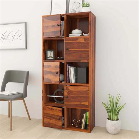 Reliable Furniture Bookshelf for Home Library | Book Shelf Wooden with ...
