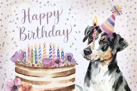 Free Download Dog Birthday Card
