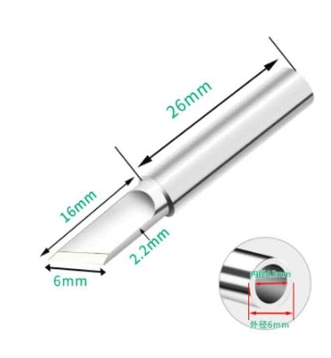 900M-T-K Soldering Iron Tip - Silver Motorobit - Motorobit.com