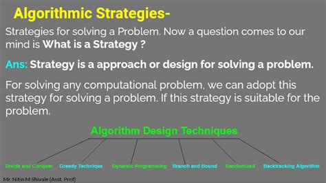 Image result for Algorithmic Strategies in Computer Science in English
