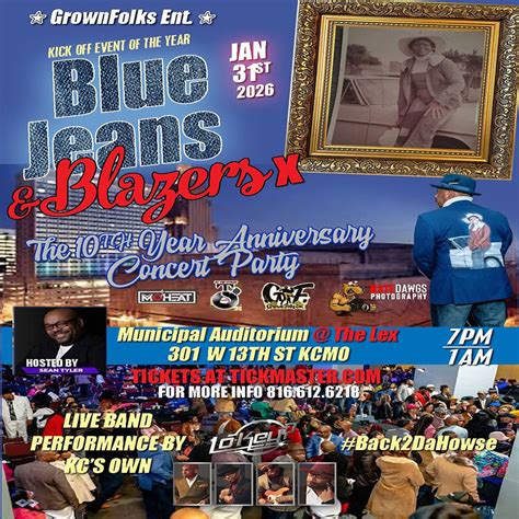 10th Annual Blue Jeans & Blazers at Municipal Auditorium - MO ...