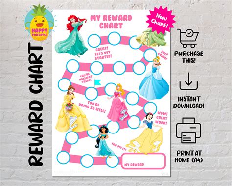 Free printable reward charts disney, Download Free printable reward ...