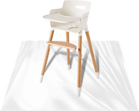 Amazon.com: Easy Cleaning Splash Mat High Chair Floor Mat Feeding Floor ...