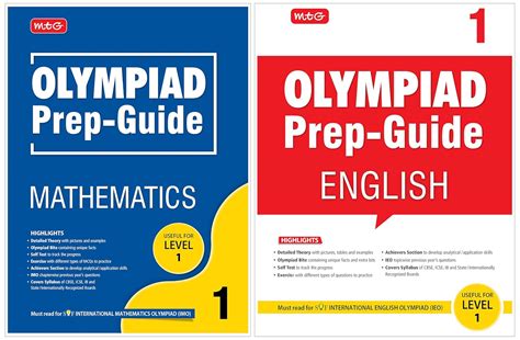 Buy MTG Olympiad Prep-Guide English Class 1 & MTG Olympiad Prep-Guide ...