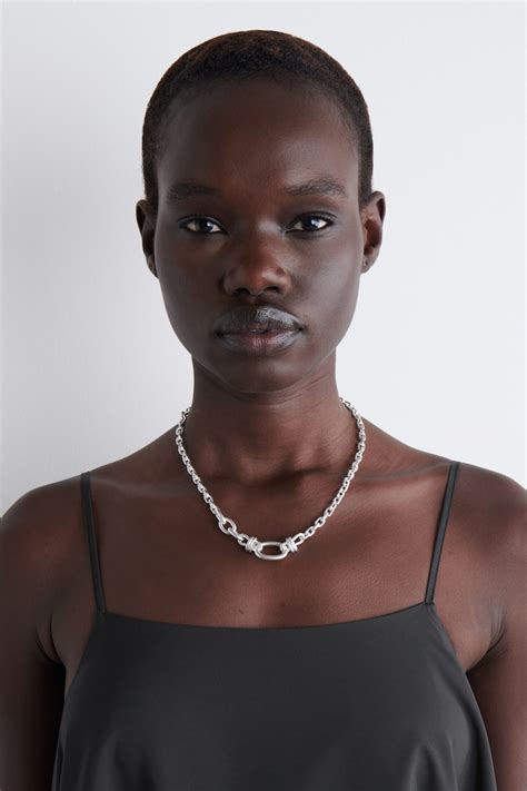 MISMATCHED CHAIN NECKLACE - SILVER | COS US
