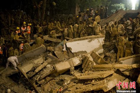 印度居民楼发生坍塌 至少42人死亡83人受伤--磐安新闻网