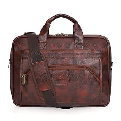 THE CLOWNFISH Unisex-Adult 11 Litre Faux Leather 15.6 Inch Laptop ...