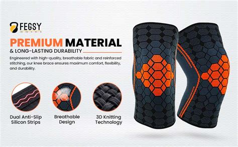 Buy FEGSY Knee Support for Men Gym, Sports, Running, Knee Cap for Women ...