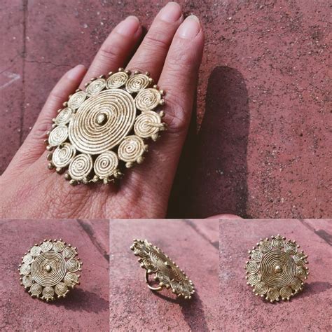 Buy Miharu Dhokra Adjustable Finger Ring Online – Miharu Crafts