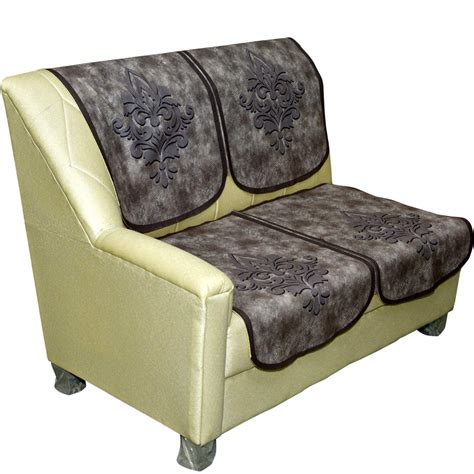 Tanya's Homes Italian Suede Velvet Material Sofa Covers for 2 Seater ...