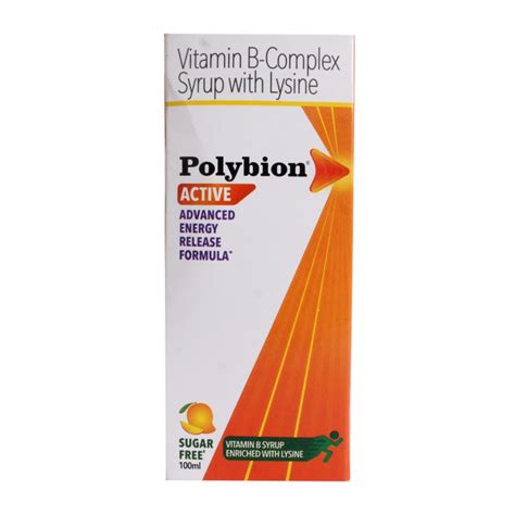 Polybion Active New Sugar Free Syrup 100 ml Price, Uses, Side Effects ...