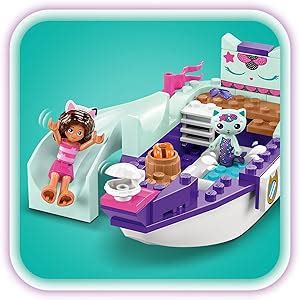 LEGO Gabby & Mercat’s Ship & Spa 10786 Building Toy Set (88 Pieces ...