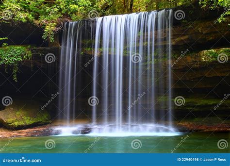 Upper Caney Creek Falls stock photo. Image of national - 22940498