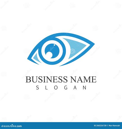 Eye Care Vector Logo Design Stock Vector - Illustration of network ...