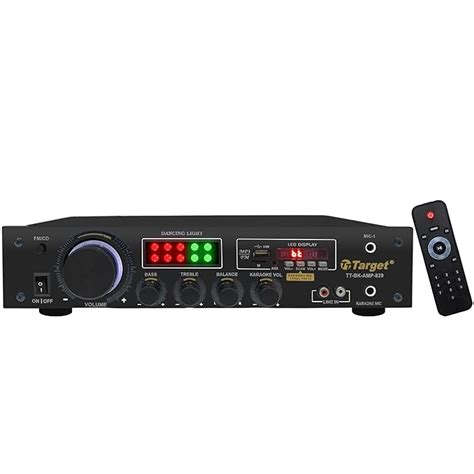Target TT-BK-AMP-829 Hi Fi Stereo Amplifier with 150 Watts RMS ...