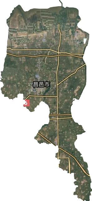 潍坊市高清卫星地图,Bigemap GIS Office