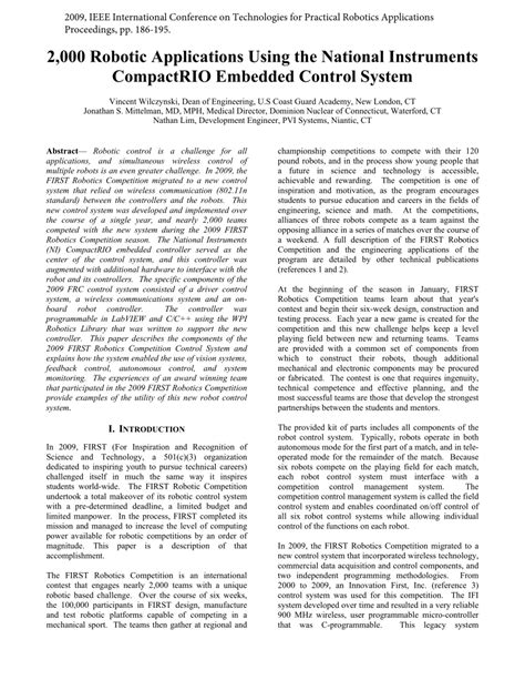 CompactRIO Applications 的图像结果