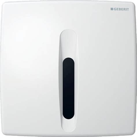 Geberit urinal flush control with electronic flush actuation, battery ...