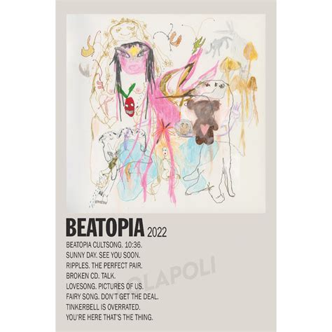 Beatopia Album Cover Poster - Beabadoobee | Shopee Philippines