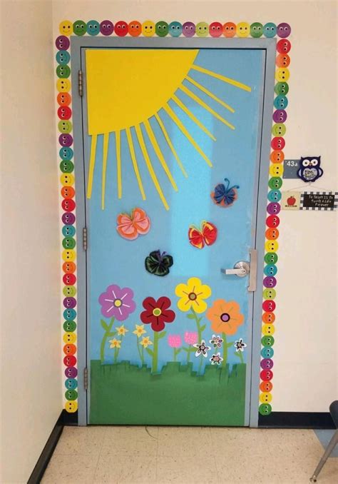 Create a welcoming classroom with these spring door ideas spring ...