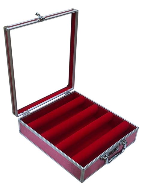 Buy Adson Professional Metal Hard-sided Bangle Storage Box Case 4 Rod ...