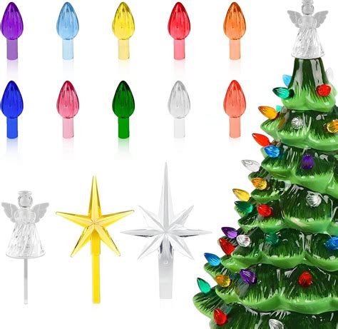 Amazon.com: WAN2TLK Ceramic Christmas Tree Replacement Light Bulbs Set ...