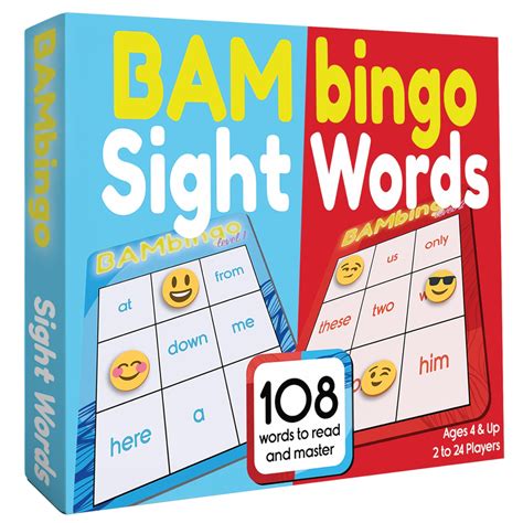 Sight Word Bingo using Dolch Words (free printable) - The Activity Mom🐖 ...