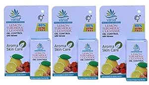 Buy Vania Lemon Turmeric Cleanser 25 Gram|Set of 3 Pcs|Unisex ...