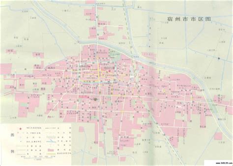 宿州市市区图 - 中国旅游资讯网365135.COM