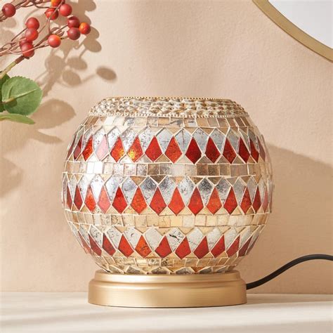 Buy Corsica Mabel Glass Mosaic Table Lamp from Corsica by Home Centre ...
