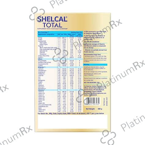 Shelcal Total – Uses, Price, Side Effects | PlatinumCare