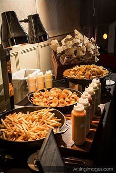 Wedding Cocktail Hour Food Stations by Fry Station Cocktail Hour Food Bar Ballroom Wedding Cocktail Hour Food Stations