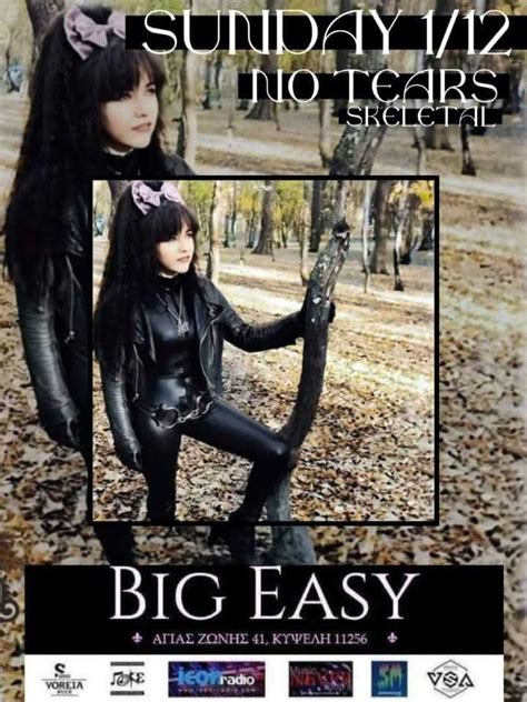 No Tears (post punk, darwave,goth,electro,synths) - Κυριακη 01/12 - The ...