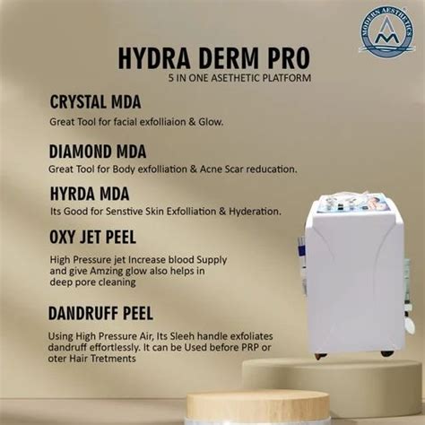 HydraFacial MDA Machine - 5 in 1 Jet Peel Hydrafacial Microdermabrasion ...