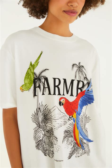 Camiseta Media Farm Rio Paisaje Ipanema - FARM